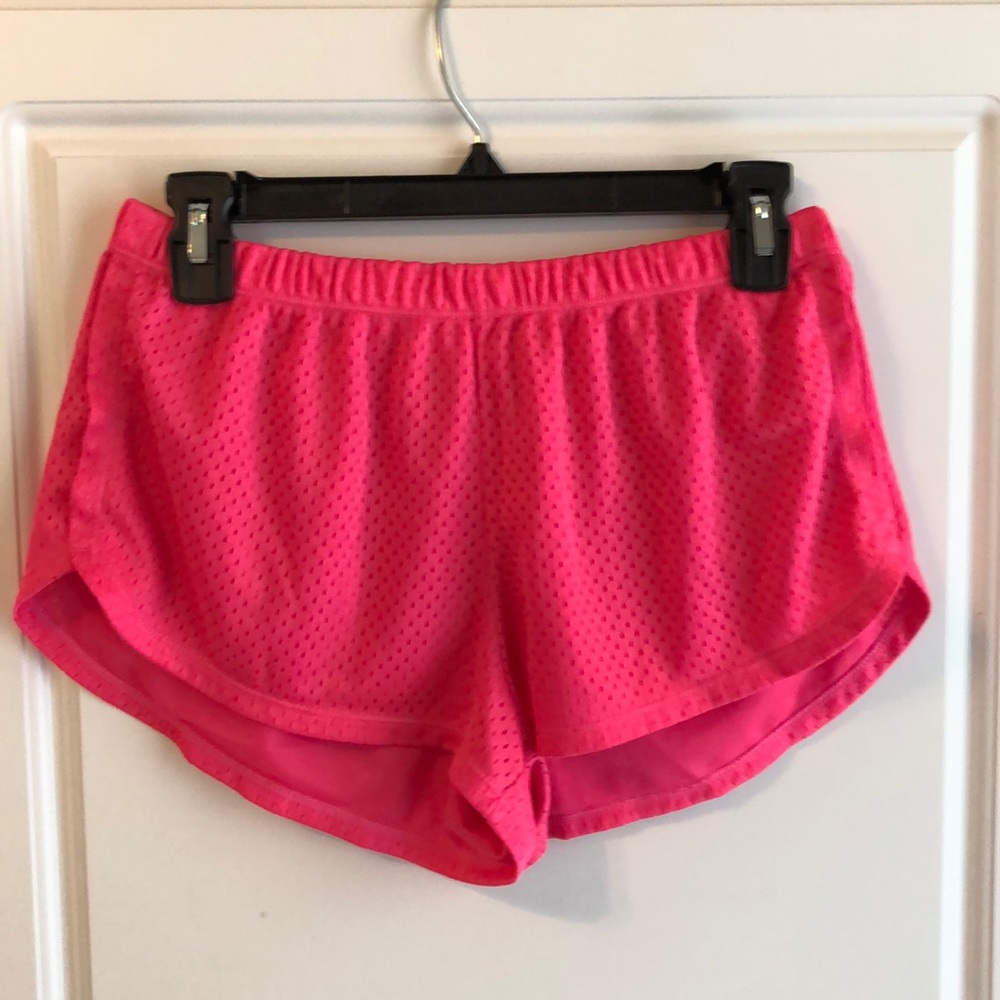 SO pink mesh shorts